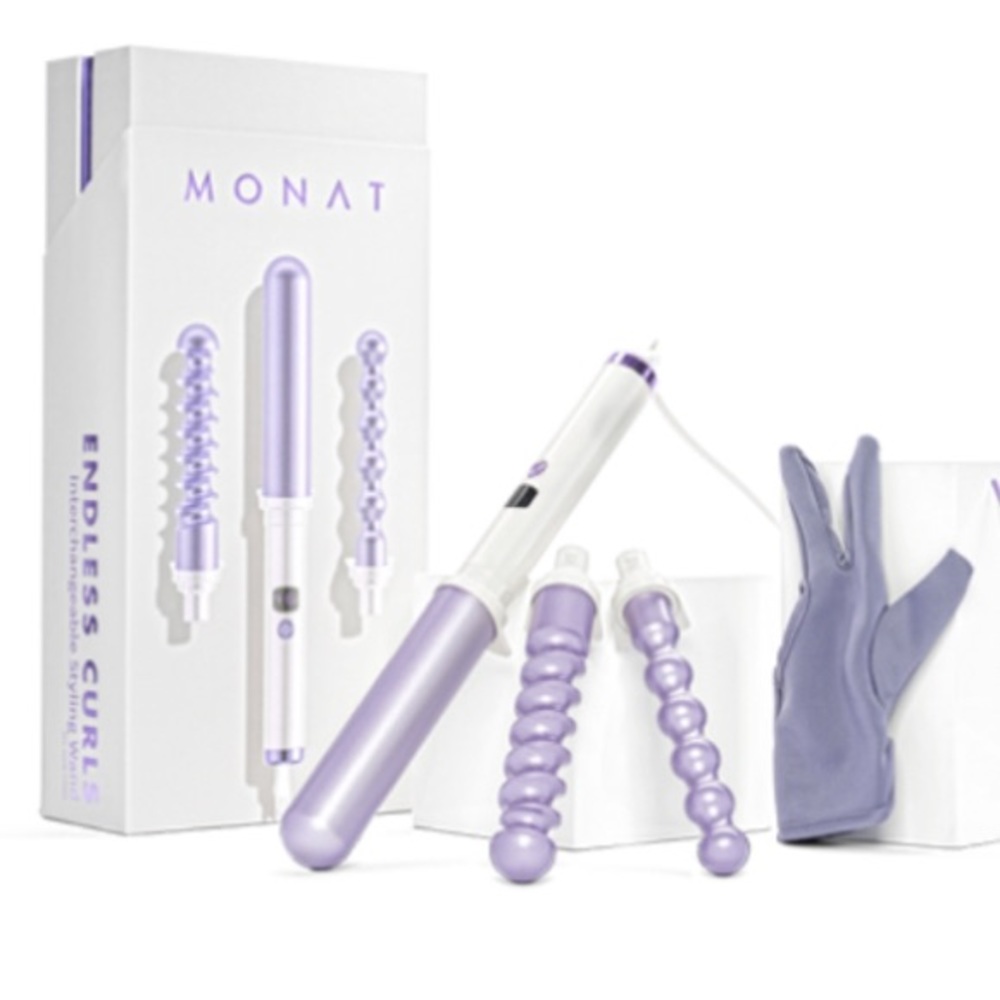 Curling Wand w/ 3 Attachments